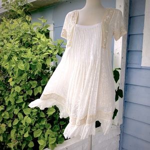 Twin-Set Simona Barbieri Babydoll Prairie Dress